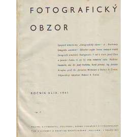 FOTOGRAFICKÝ OBZOR 1941 - 1942